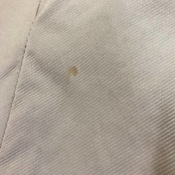 Olivia Hassler Women's Jacket Sz 95 US 6 Tan Faux Double Breasted Button Front - Picture 14 of 14